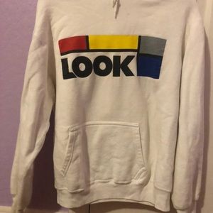 80s Rare Vintage Triple Sport Colorblock Hoodie